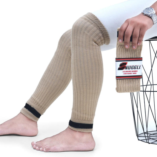 Leg and Knee warmer (Beige)