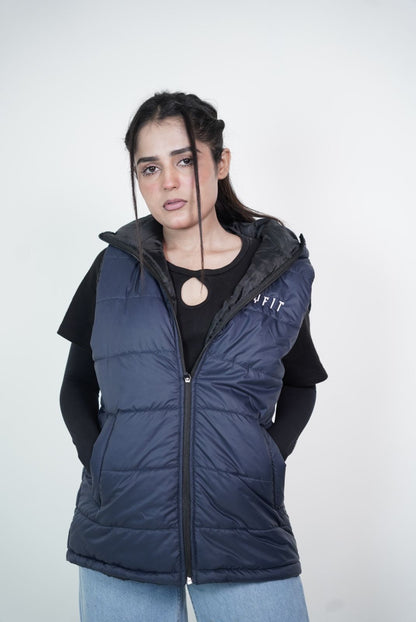 premium puffer jacket (sleeveless)